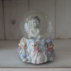 Vintage Westland Dreamsicles Snow Globe Music Box “That's What Friends Are For”